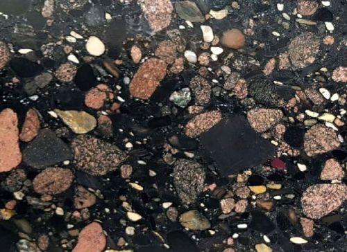 Bassi Black Granite Slab