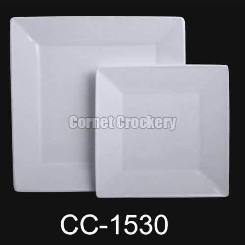 White Acrylic Square Plate