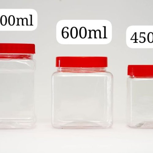 Square PET Jars