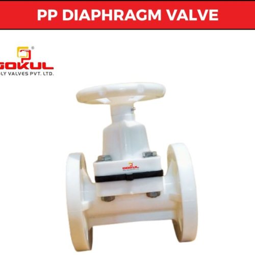 Flange End PP Diaphragm Valve