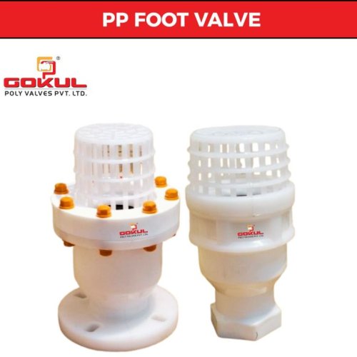 Flange End PP Foot Valve