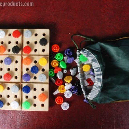 Braille Sudoku Board Puzzle Game