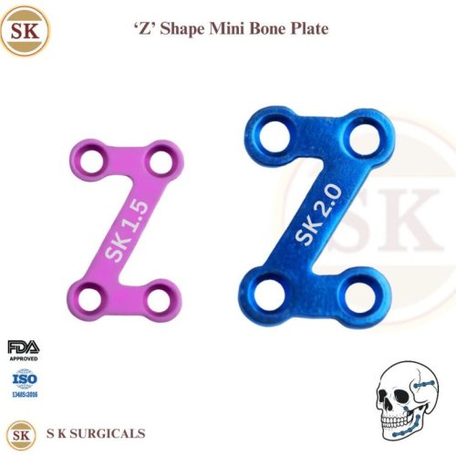 Oral Maxillofacial Z Shape Mini Bone Plate