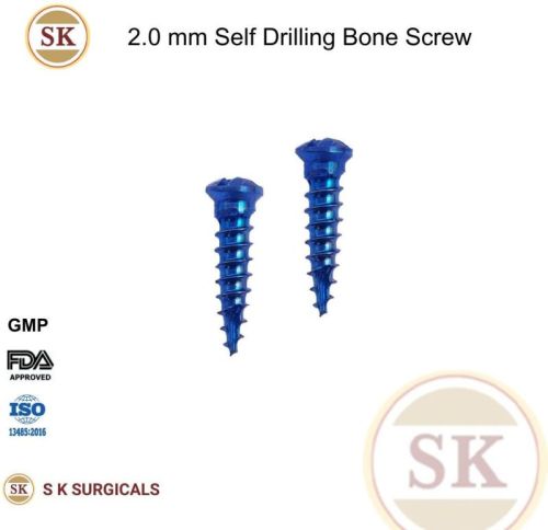 Oral Maxillofacial 2.0 MM Titanium Mini Bone Screw