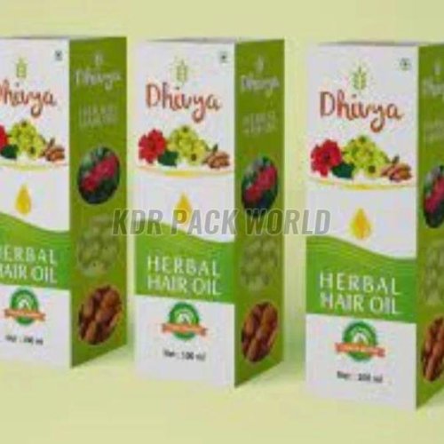 Hair Oil Packaging Box