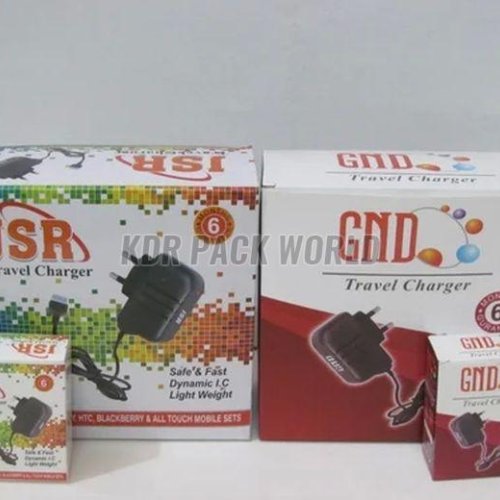 Printed Mobile Charger Packaging Box