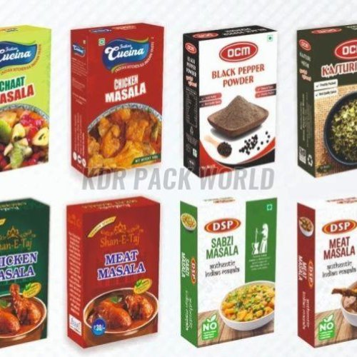 Spices Packaging Box