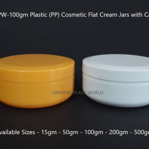 100gm Plastic Cosmetic Cream Jars