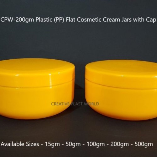 200gm Plastic Cosmetic Cream Jars