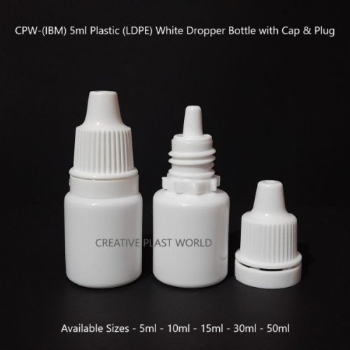 5ml Plastic LDPE Dropper Bottle