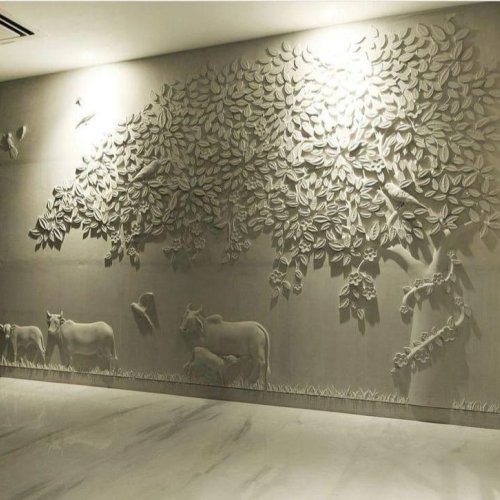 Fiber Glass Tree Wall Mural