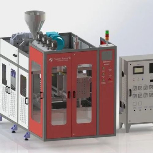Auto Deflashing Blow Molding Machine