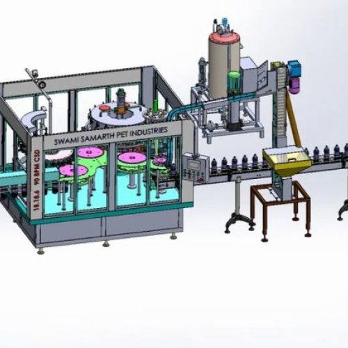 Bottle Rinsing Filling Capping Machine