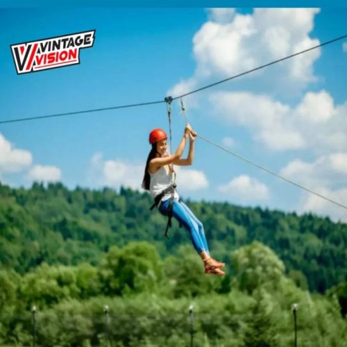 Zip Line Hanging Ride