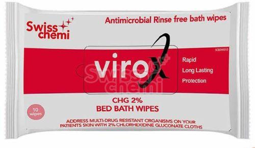 Virox Chlorhexidine Bed Bath Wipes