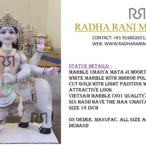 Marble Umiya Mata Statue