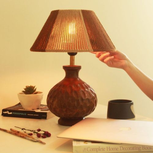 Beige &AMP; Brown Lamp Shade