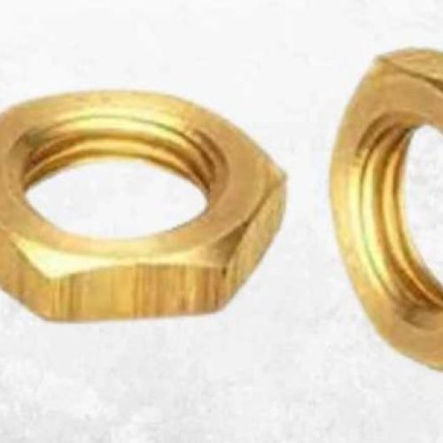 Brass Thin Lock Hex Nuts