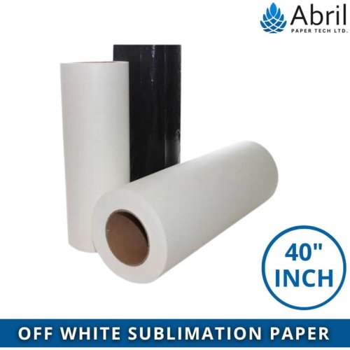 Off White Sublimation Heat Transfer Paper Roll