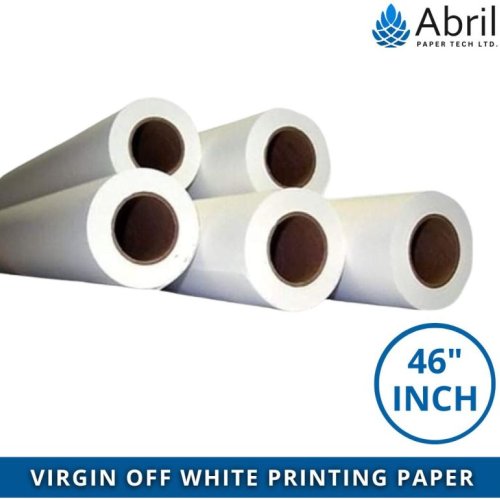 Virgin Off White Sublimation Heat Transfer Paper Roll