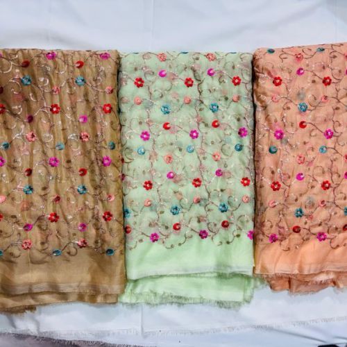 Designer Saree Net Fabric