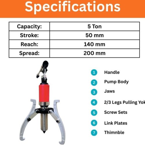 5 ton hydraulic gear puller
