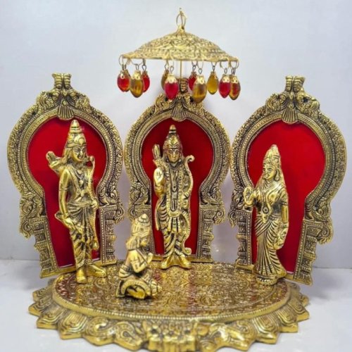 10*13*12 Inch, Aluminium RAM Darbar Statue