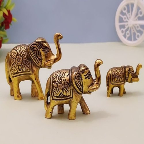 1*4*3 Inch, Aluminium Elephant Statue