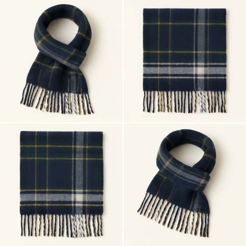 Mens Checks Woolen Muffler