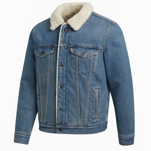 Mens Winter Denim Jacket