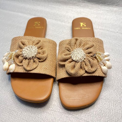 Muddy Seap Leather Ladies Sandal