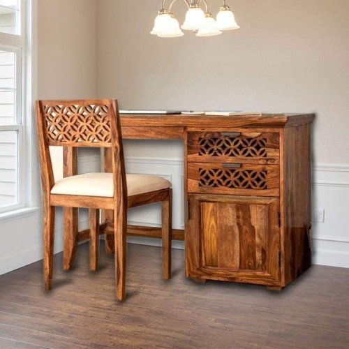 Sheesham Wood Study Table with Chair