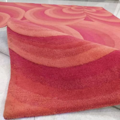 Red Hand Tufted Carpet