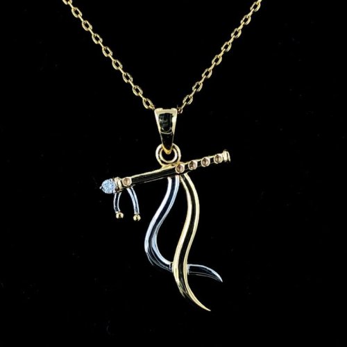 18KT Gold Kanha Desig Pendant