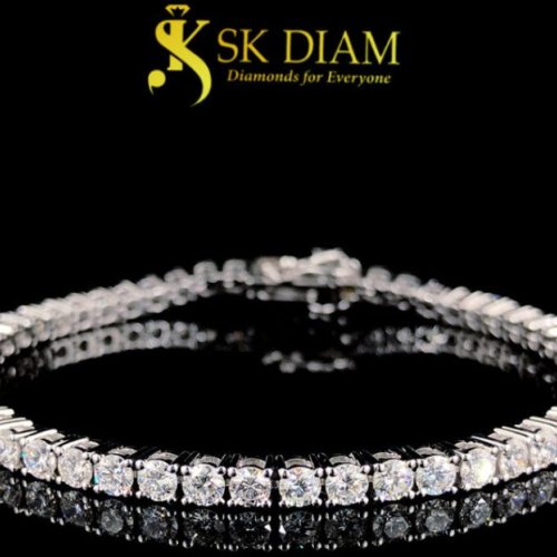 7.2 Carat Dazzle Lab Grown Diamond Tennis Bracelet