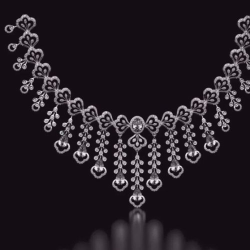 Insane Sparkle Lab Grown Diamond Gold Necklace