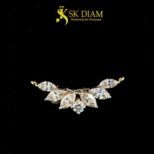 Marquise Cut Lab Grown Diamond Pendant