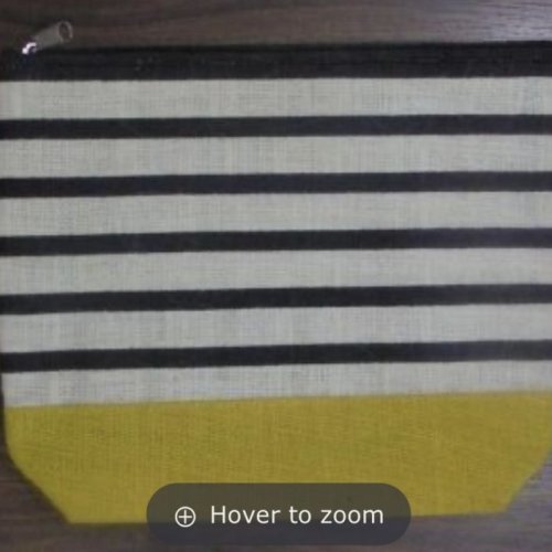 Stripes Printed Laminated White Jute
