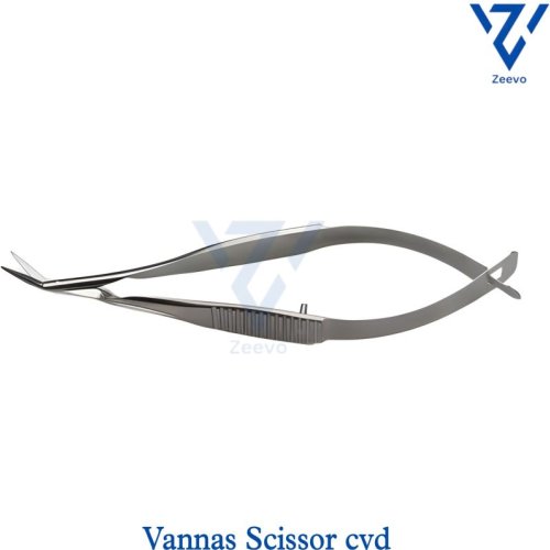 Stainless Steel Curved Vannas Scissor