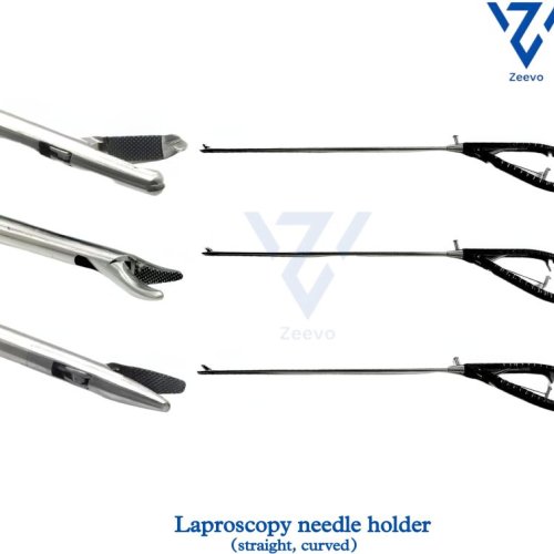 Stainless Steel Laparoscopic Needle Holder