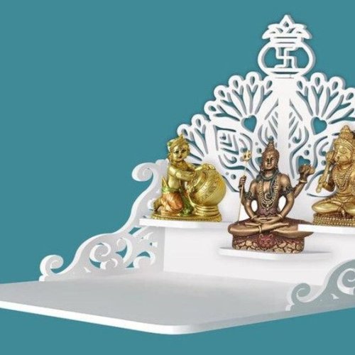 modern white wooden temple