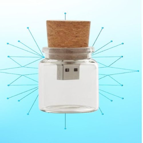 Message in a Bottle Pendrive Message in a Bottle Pendrive
