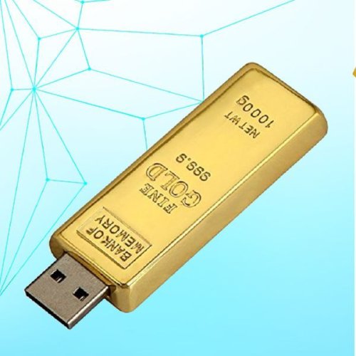 Metal Gold Bar USB Flash Drive Metal Gold Bar USB Flash Drive