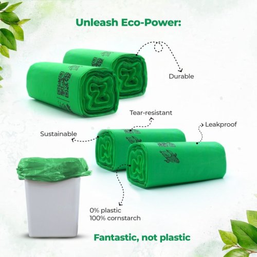 Green Compostable Laundry Bag Green Compostable Laundry Bag