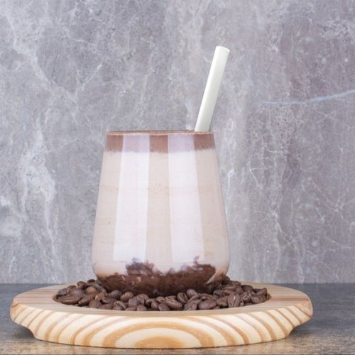 10 Inch White Bio Compostable Drinking Straw