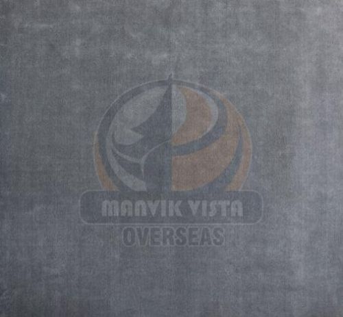 Charcoal Grey Handloom Solid Wool Viscose Rug