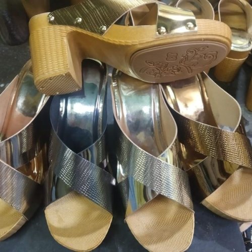 Dual Strap High Heeled Ladies Sandal