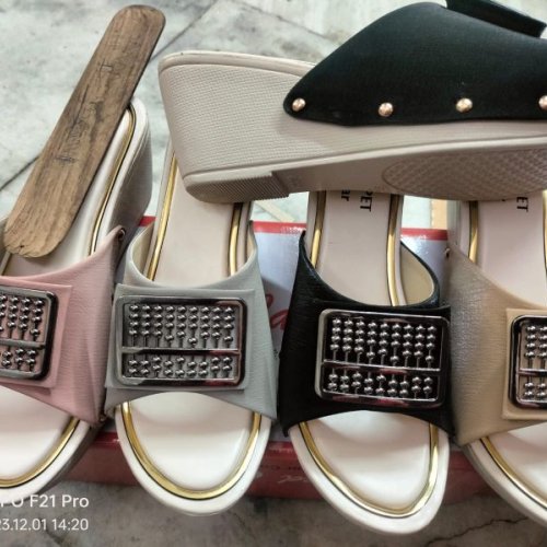 Formal Wear Embellished Heel Ladies Sandal