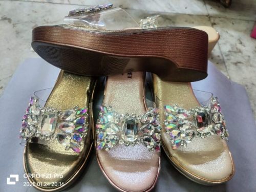 Stylish Transparent Strap Heeled Ladies Sandal