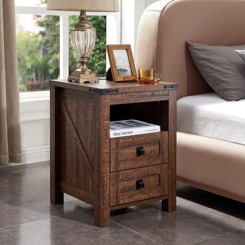 Stylish Wooden Bedside Table